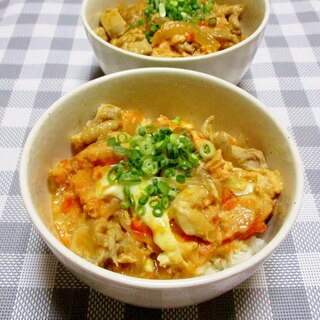 はまる味噌だれ☆親子丼